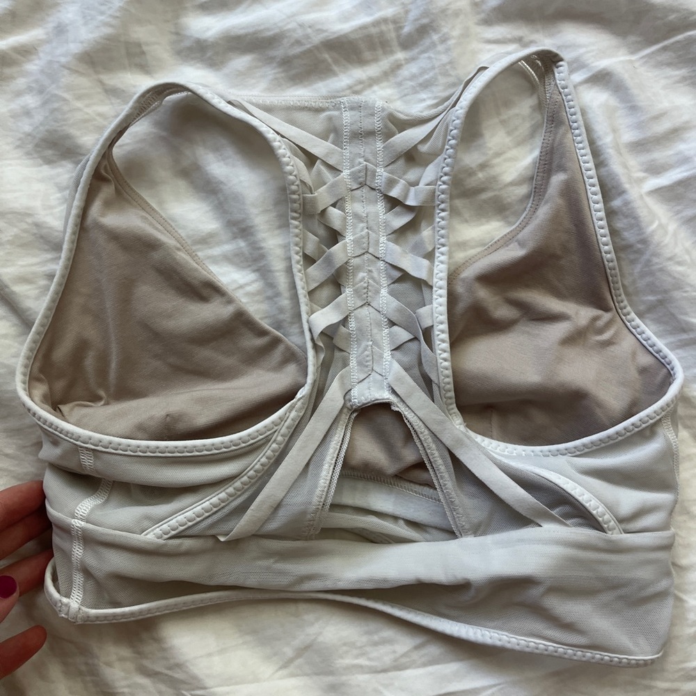 Lululemon mesh detail yoga bra
